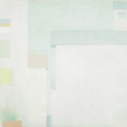 Antonio Calderara, Vicoli, 1958, olio su tela